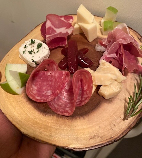 Charcuterie Board w/ Local Artisanal Meats & Cheeses, Fruit & Preserves